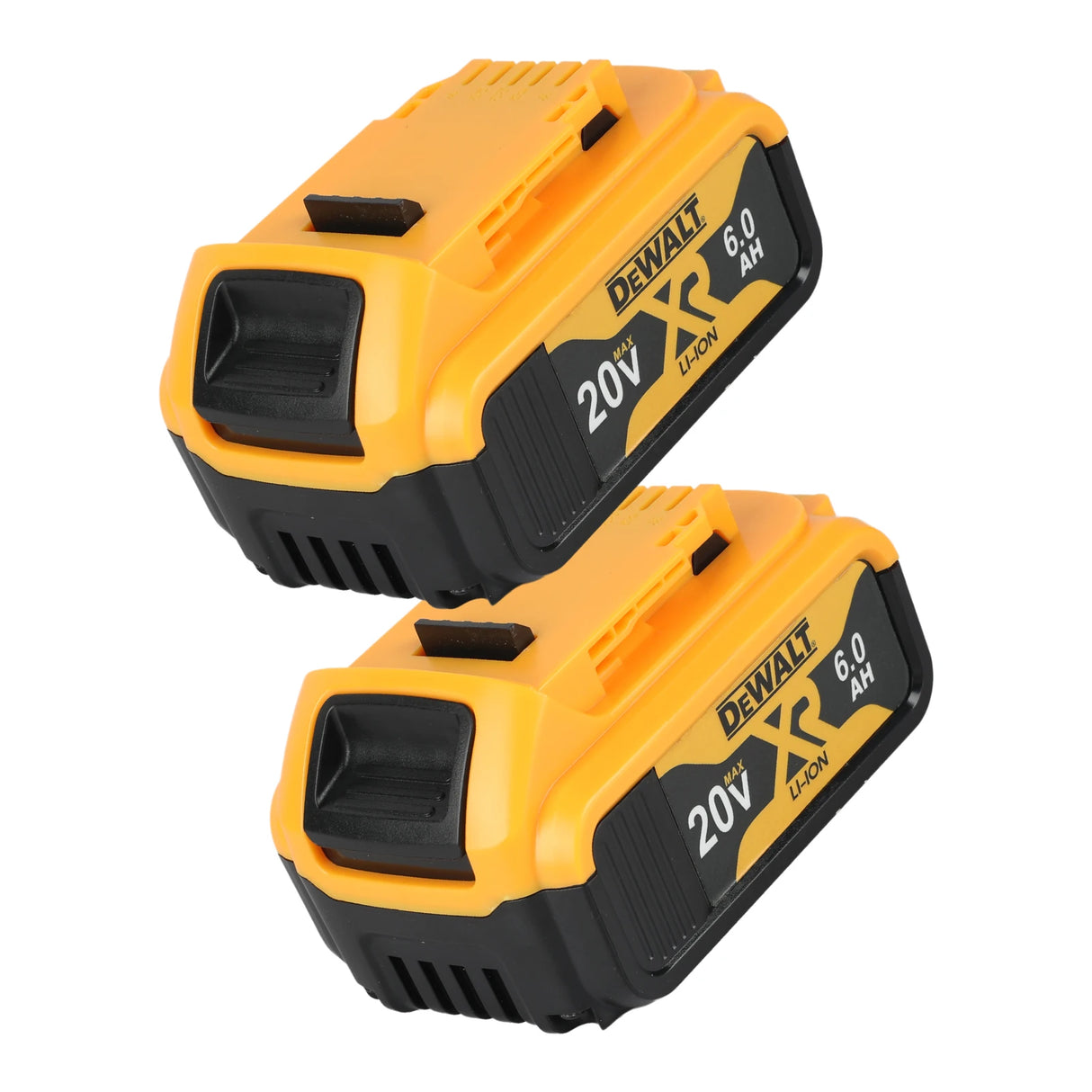 DEWALT 20V 6.0AH Original Backup Lithium Battery DCB206 (3 - pack) - Long - lasting Power, Worry - free Charging