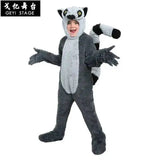 Giant COS Cute Lemur Costume Halloween Northern Animal Mouse Performance Madagascar Parent-child Costume