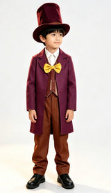 Boys Candy Factory Gentleman Costume Set with Top Hat