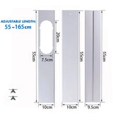 Newest Portable Window Kit Slide Plate Adjustable  Adaptor Wind Shield Exhaust Hose Tube Connector Air Conditioner Accessories
