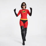 Mr Mrs Incredible Cosplay Elasti Girl Family Matching Outfit Adult Zentai Bodysuit Halloween Costumes Family Cosplay Costumes