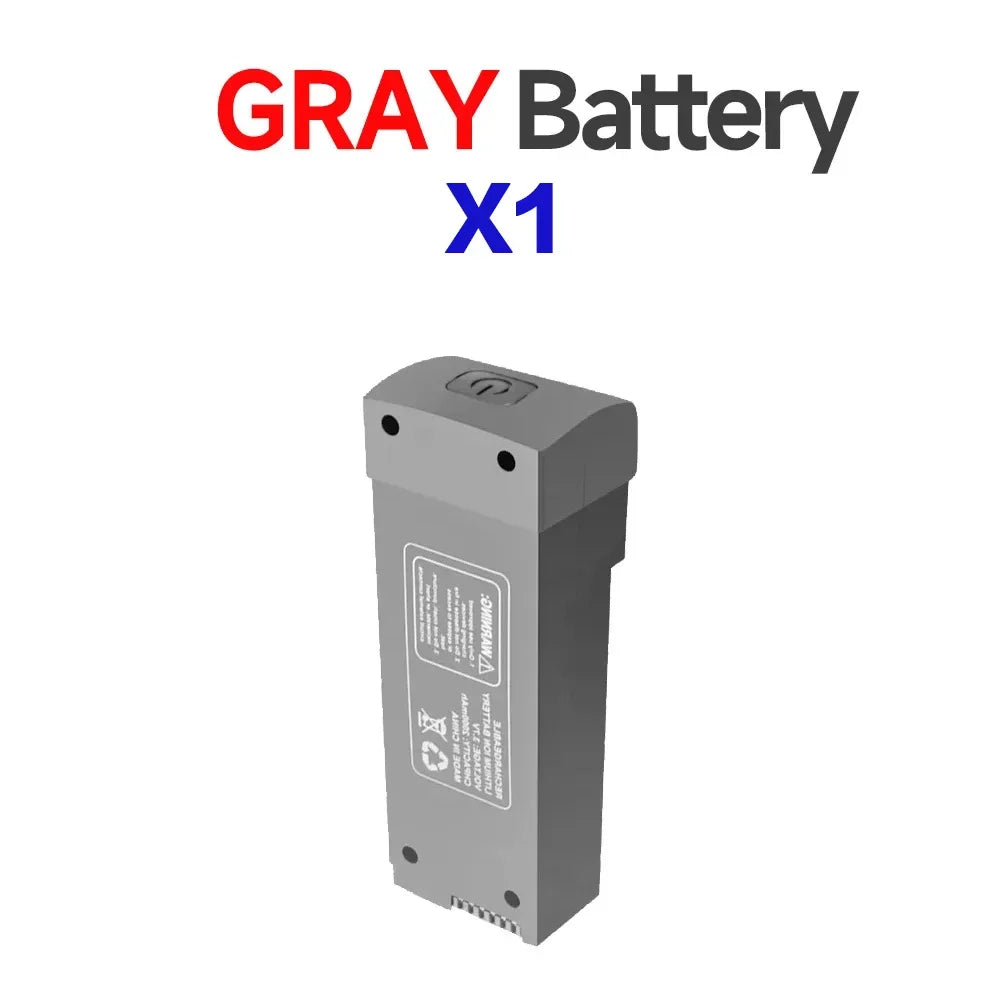 3.7V 2000mAh Z908 ProMAX Drone Battery For Z908 PRO RC Plane 3.7V 2000MAh Z908MAX Drone Grey/Black Battery Accessories Parts