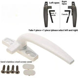 ZEXEF Left Right Handle Wide Aluminum Alloy Hand for Window Universal 15mm Accessories Building Armed Hardware Doors Adhesive