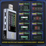 FNIRSI-FNB58 USB Tester Voltmeter Ammeter TYPE-C Fast Charge Detection Trigger Capacity Measurement Ripple Measurement