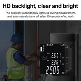 40M/60M Mini Smart Laser Distance Meter Measure Infrared Rangefinder USB Rechargeable Handheld Portable Laser Range Finder Tools