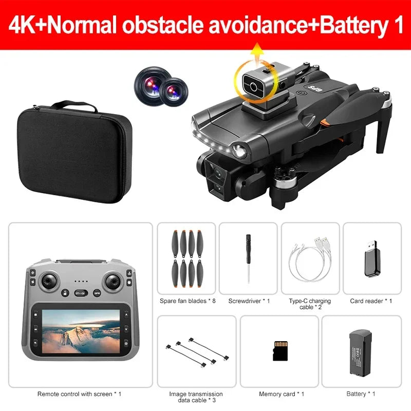 Lenovo V198 MAX GPS Drone 8K HD Aerial Photography Dual Camera Brushless Quadrotor Laser Obstacle Avoidance Optical Quadcopter
