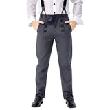Medieval Retro 70s 80s 90s Cosplay Costume Pants Steampunk Overalls Adult Men Casual Pants Halloween Carnival Costumes