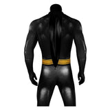 Superhero Bruce Wayne Cosplay Costume Men Bat Jumpsuit Print Halloween Carnival Fitting Suit Bodysuit Cape Party Clothes