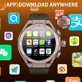YLL-VP900 Outdoor Sports Smart Watch SIM Card 4G Android for Men GPS 2+16G Camera AMOLED IP67 Wireless Call Activity Tracker Ema