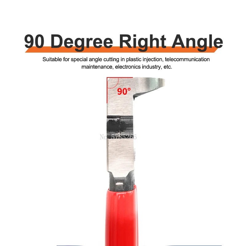 Right Angle (90-Degree) Nozzle Pliers Fabricators Mate for Cleaning Internal UPVC Welded Bits in Frames and Sashes