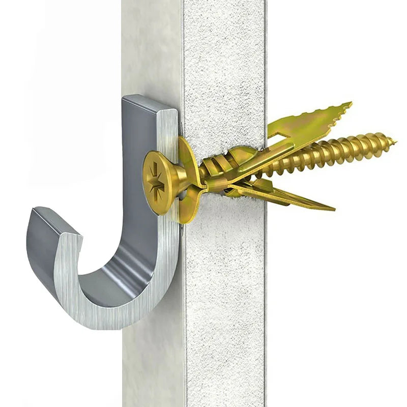 30/60/75/100Pcs Self Tapping Screws Self Drilling Anchors Screws Drywall Anchors Easy Application for Gypsum Plasterboard Dowel