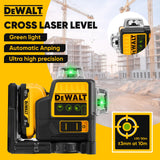 Dewalt DW089LG 3 Sides*360 Degree Vertical 12 Lines Laser Level Horizontal Green Light Level Meter Outdoor