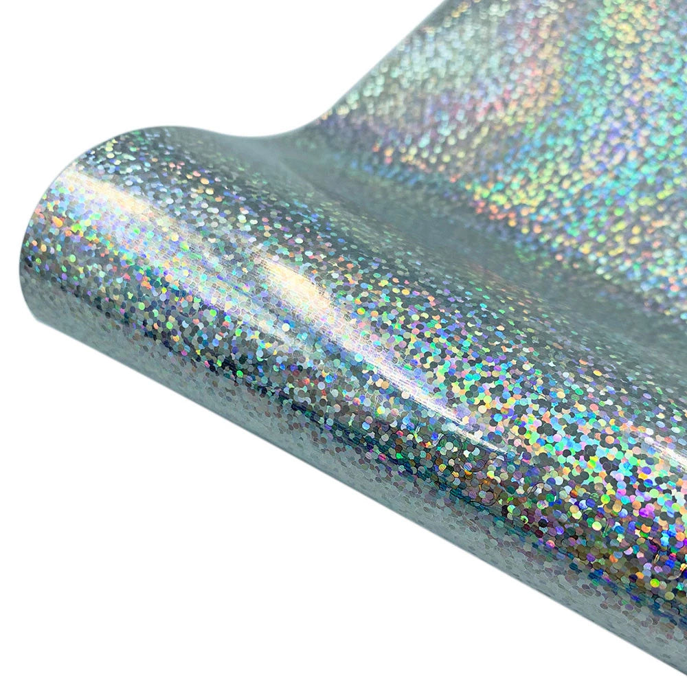 20x50cm Glitter/Laser Metallic/Holographic Rainbow/Sequins/Stripe Heat Transfer Vinyl Film Iron on T-shirts Hat Decor For cut