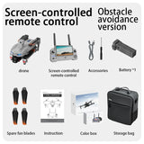 2025 AE60 URTLA GPS Drone 8K Camera 3 Axis Gimbal WIFI Avoid Obstacles FPV Brushless Touch Screen Remote Control Quadcopter Toys