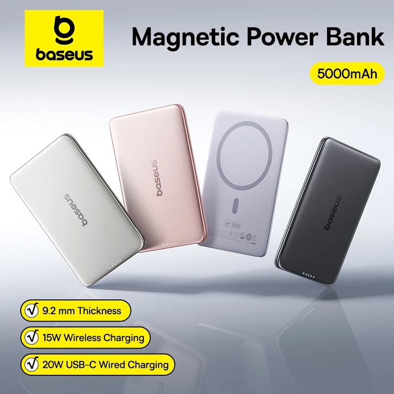 Baseus 5000mAh portable power bank 15W fast charging