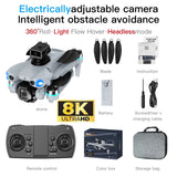 New AE5 Pro Drone 8K 5G GPS Professional HD Aerial Photography Remote Control Aircraft HD Dual Camera 360° Roll Quadcopter Toy
