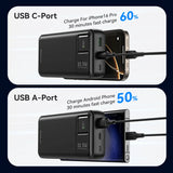 KUULAA 20000mAh portable power bank 5W fast charging
