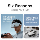2.4G Optical Flow with VR Glasses Display, Brushless Drone with Dual Lens WiFi, Professional Aerial Camera 2026