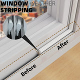 20M/2M Window Weather Seal Strip Acoustic Foam Sealing Strip White For Door Windows Windproof Soundproof Cotton Seal Gap Filler