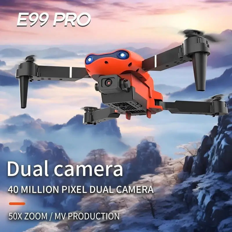 E99 K3 pro HD 4K Drone Camera Foldable Mini RC Helicopter with High Hold Mode WiFi Aerial Photography Quadcopter Toy for Ages