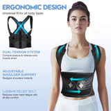 Posture Corrector Back Brace Adjustable Back Support for Women and Men Shoulder Straightener Neck Upper Lower Back Pain Relief
