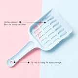 New pet litter shovel Candy color high appearance horizontal handle cat toilet shovel poop pickup Cat cleaning supplies