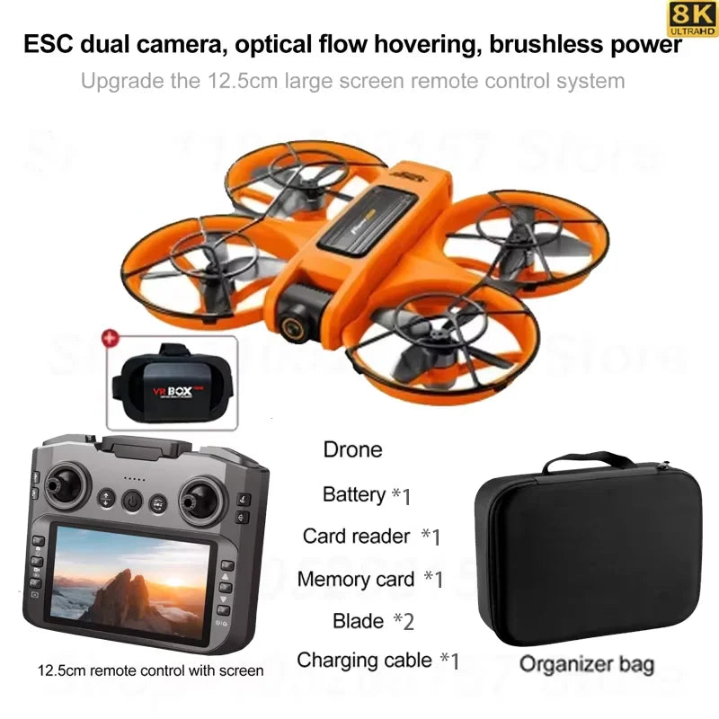 S156 Drone Professional 8K Camera with 5G WiFi FPV UAV Screen Remote Control and Obstacle Avoidance Quadcopter 2026 Toy Airplane