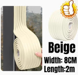 5Roll Acoustic Foam  Window Sealing Strip Self-adhesive for Door Window Windproof Tape Door Serl Gap Air Leakage Filling Strip