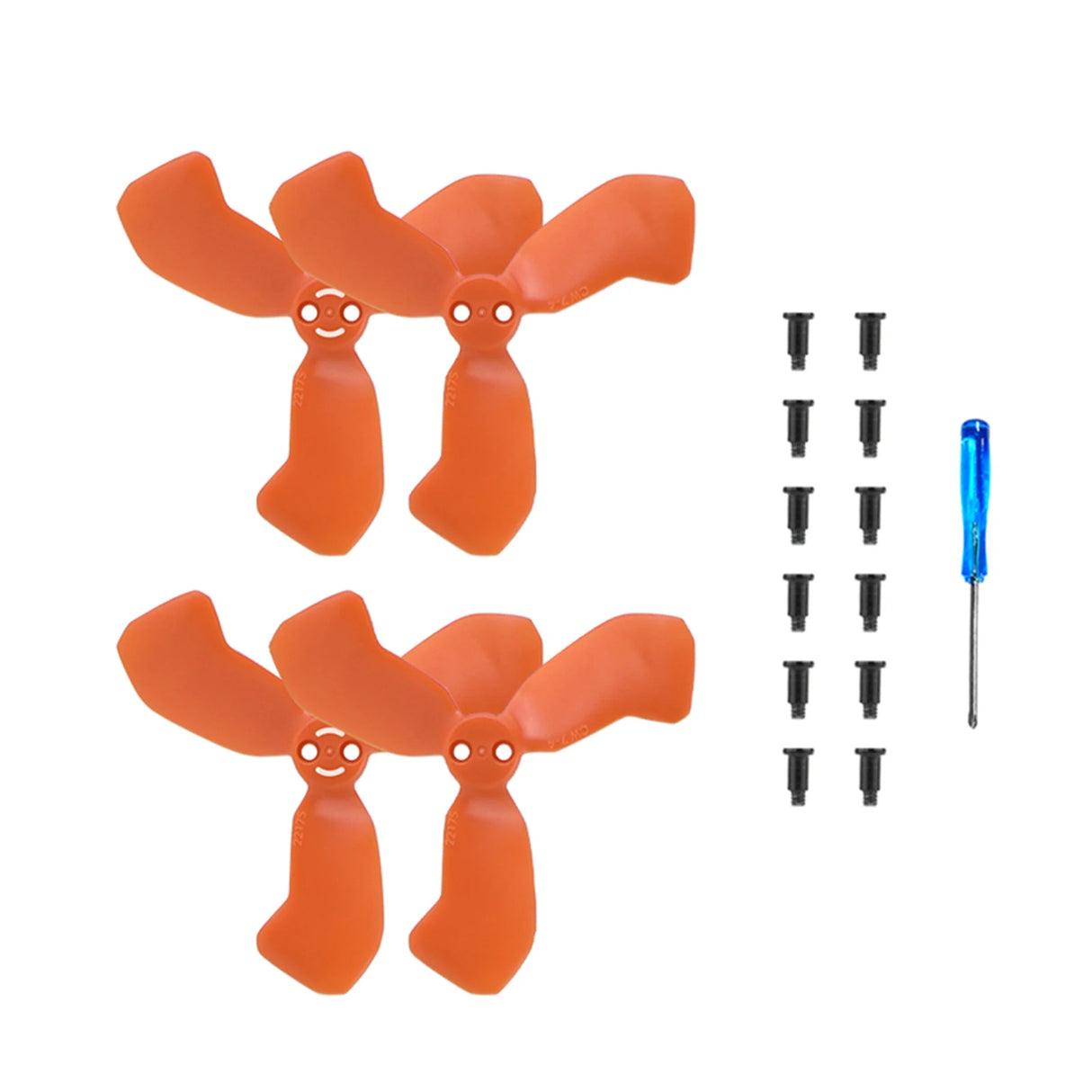 2 Pairs Propellers Including Screws and Screwdriver Props Wings Replacement Blades Spare Parts for DJI NEO 2 Drone Accessories