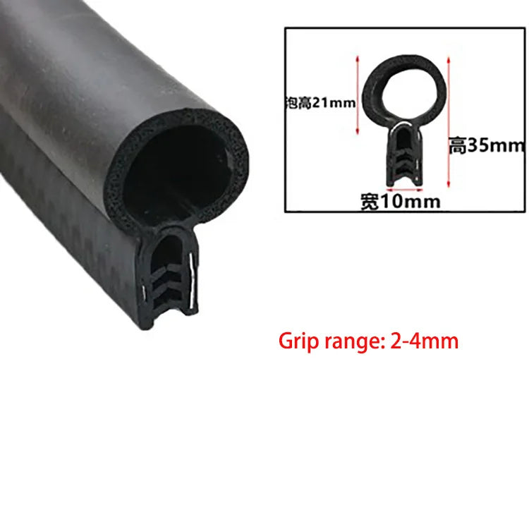 1/3meter Door Edge Guard Rubber Sealing Strip U Type Hardwearing Car Ship Dustproof Trim Soundproofing Waterproof Sealings Parts