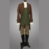 historical costume 18th century rococo victorian fashion men's costume outfits regency Tailcoat Vest pants Set vintage frock