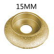 1Pc Vacuum Brazed Diamond Grinding Wheel Edge Profile Sanding Disc For UK