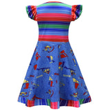 Kids Chucky Clothing for Boy Girl Long T Shirt Pants Dress Free Mask Ghost Dolls Cosplay Pyjamas Carnival Party Outfit Xmas Gift