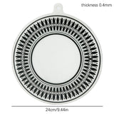 {Summer2} 22/24cm Heat-resistant Silicone Induction Protect Mat Cooktop Anti-Scratch Pad For Induction Stove Air Fryer Liners