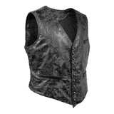 Costume Médiéval Vintage pour Homme, Gilet Steampunk, Gothique, Col en V, Glaçure, Halloween, Carnaval, Habillage, Vêtements de