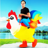 Funny Animal Mascot Unicorn Flamingo Dinosaur Inflatable Costumes Dress Suit Adult Halloween Purim Anime Party Cosplay Costumes