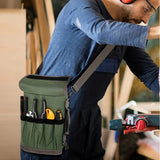 Tool Kit Storage Bag, Heavy-duty Tool Storage Bag, Portable Tool Storage Box with 2 Detachable Zipper Pockets