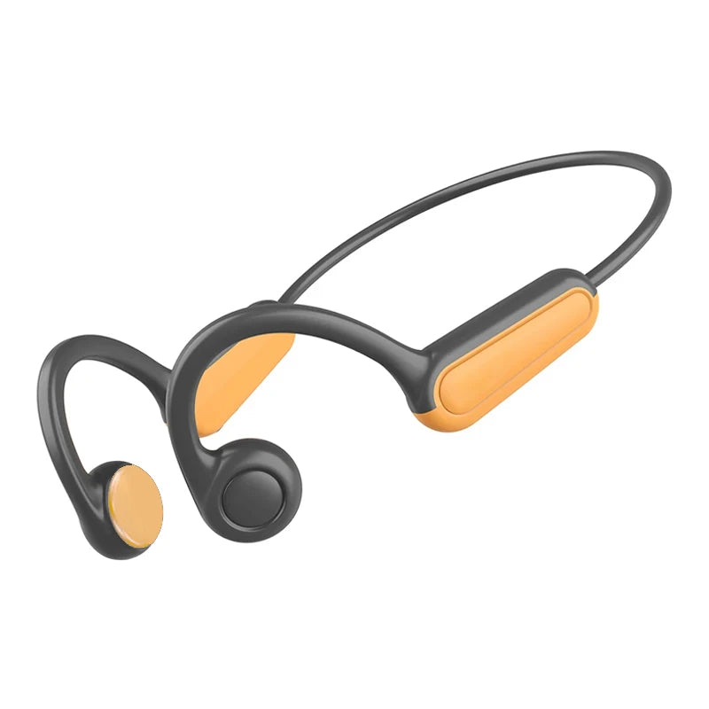 B8 True Bone Conduction Earphones Bluetooth 5.3 Sports Wireless Headphones Ear Hook IPX5 Waterproof Headset for Running Driving