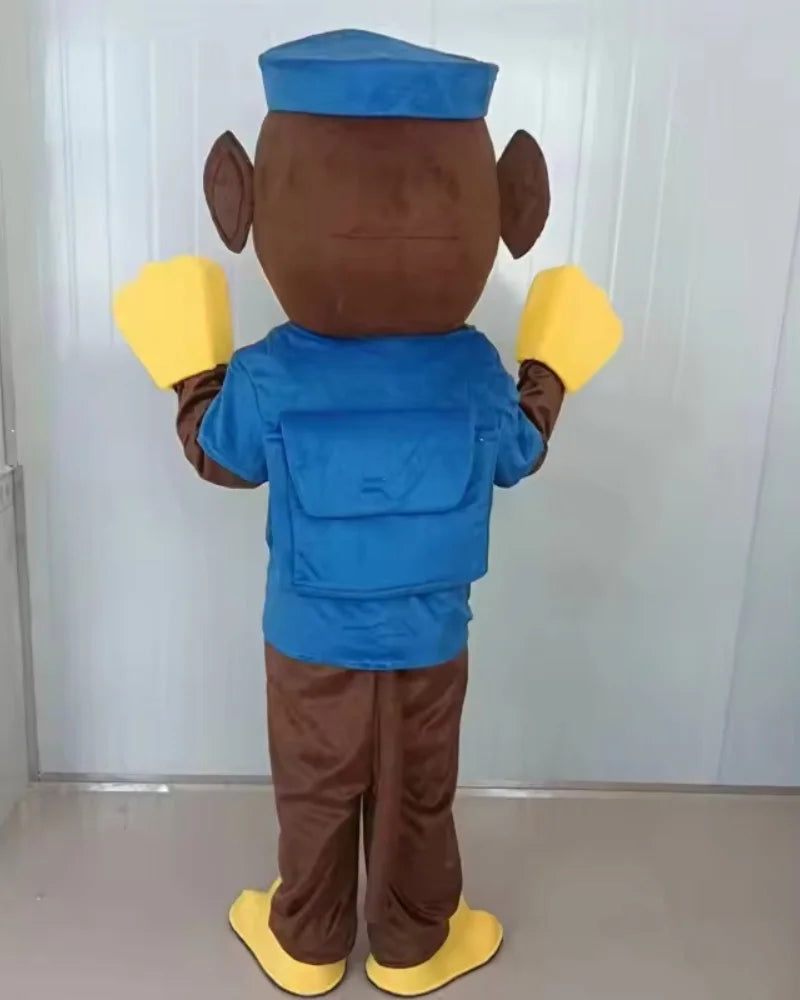 Cartoon PAW Dog Mascot Cosplay Costume Plush Anime Dog Adult Fancy Dress Halloween Carnival Walking Performance Props Kids Gifts