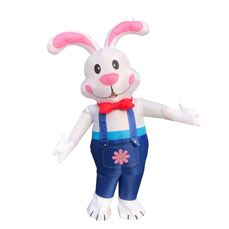 Adult Unicorn Dinosaur Rabbit Inflatable Costumes Animal Role-playing Outfits Halloween Party Performance Wear Fesival Garment