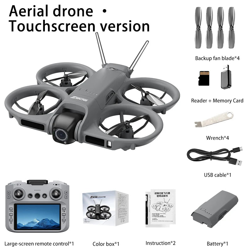 Lenovo Z906 4K 8K Drone 5G Brushless Anti Drop Four Axis Long-Range Obstacle Avoidance Foldable Quadcopter RC GPS Dron