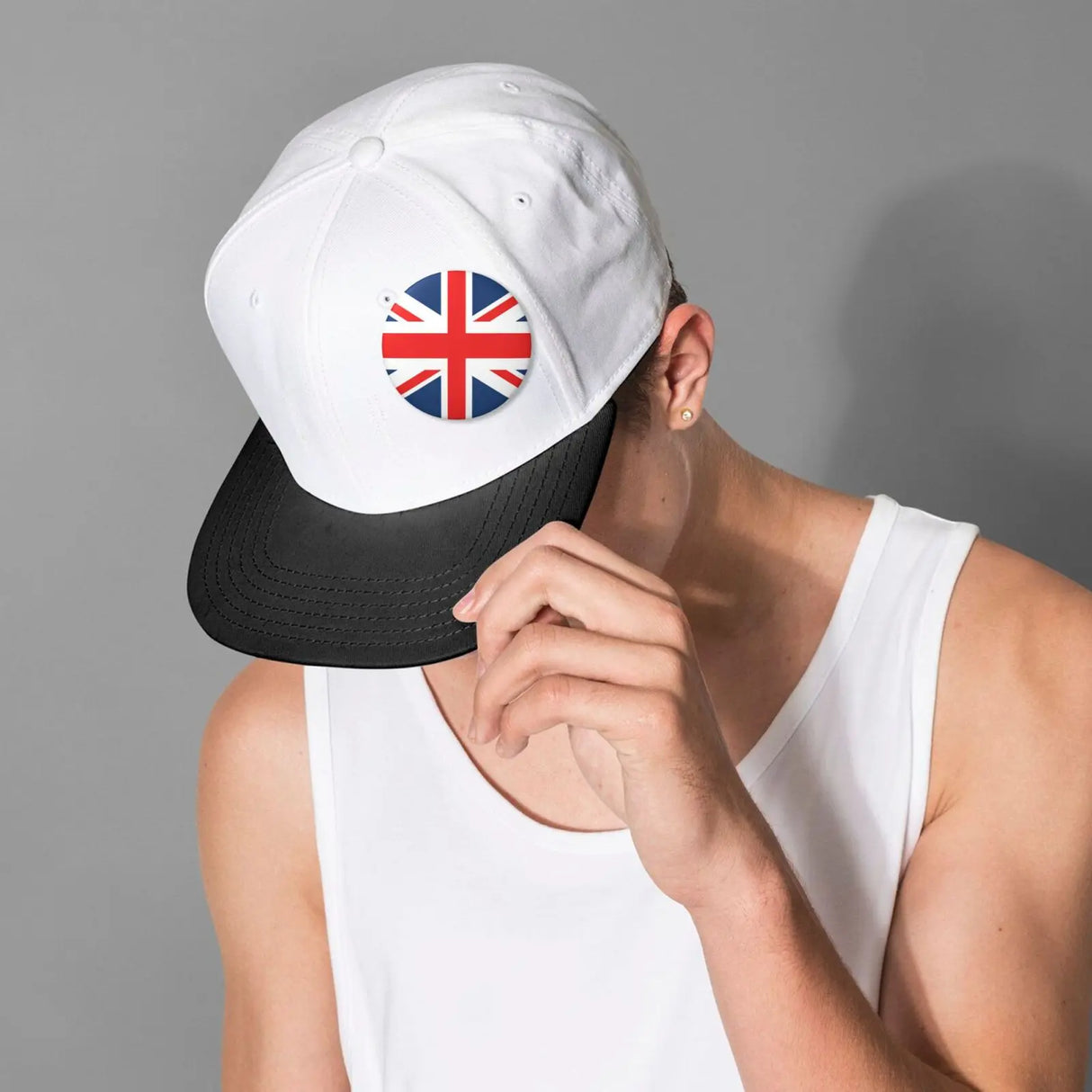 Round 58mm UK England British National Flag Pins Badge Tinplate Brooches Bag Decoration Label Buttons Badges Gift For Kids & Adults