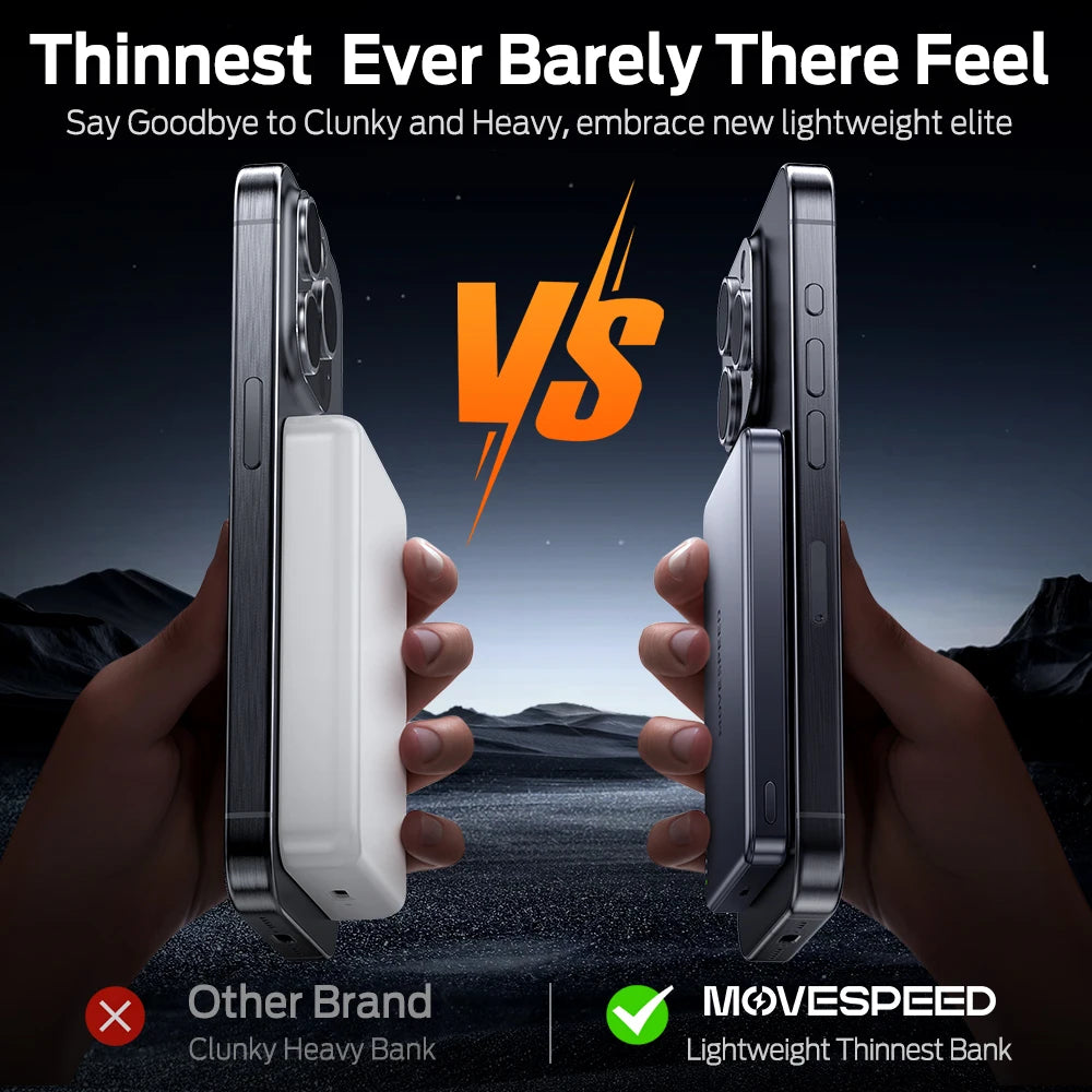 MOVESPEED 10000mAh portable power bank 20W fast charging