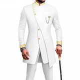 New Casual Men's Suit Slim Two-piece Set Costume Homme Suits for Costume Homme Pour Mariage Terno Masculino Completo
