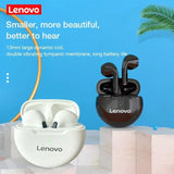 Lenovo HT38 TWS Sport Earphones, Mini Wireless Bluetooth Headset, HiFi Stereo Bass Fast Charging Case Sweatproof Running Earbuds