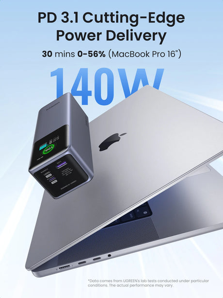 UGREEN 25000mAh portable power bank 200W fast charging