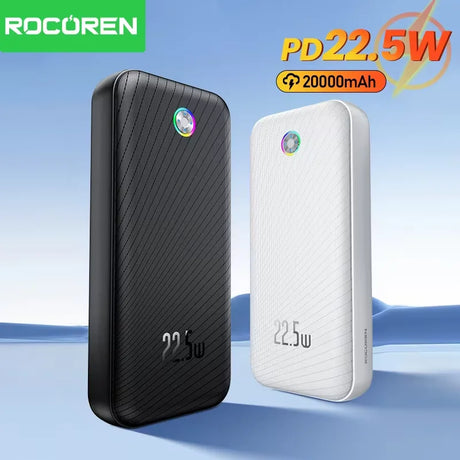 Rocoren 20000mAh portable power bank 5W fast charging