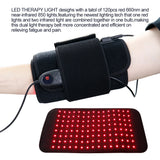 3 in 1 LED Infrared Light Therapy Body Pad Wearable Wrap for Back Shoulder Waist 660&850 NM Infrared Light Weight Loss Device