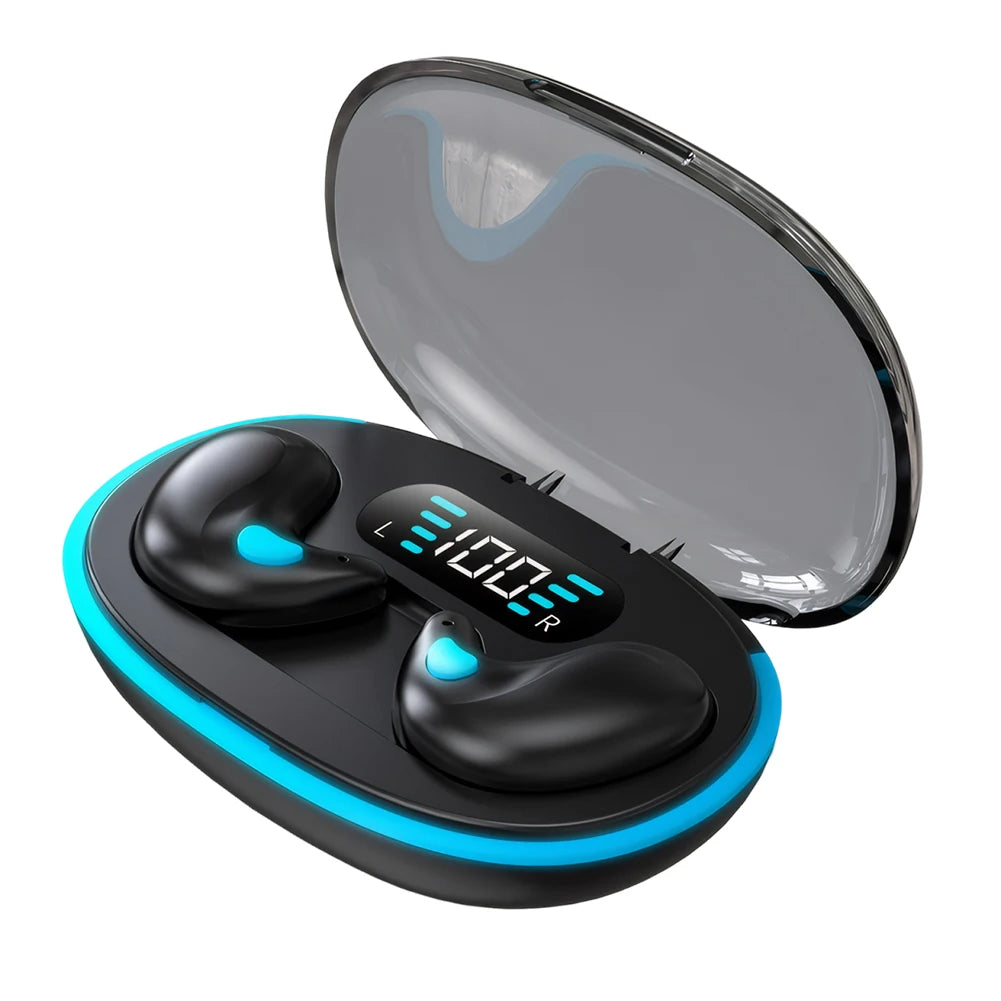 BT 5.3 Wireless Earbuds Noise Cancelling Invisible Sleep Earphones Touch Control Sense-Free Micro Sleep Earbuds for Better Sleep