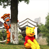 Disney Pooh Bear Mascot Costume Cartoon Character Tigger Cosplay Suit  Adult Advertising Carnival Party Halloween Fancy Dress